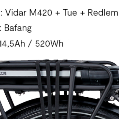 BAFANG ACCU – Vidar M420 + Tue + Redlem 520Wh